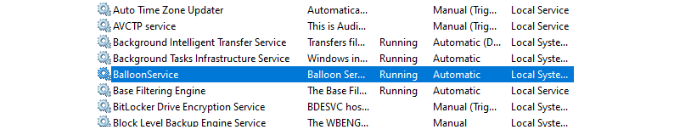 BalloonSerivce 用於客體記憶體用量統計